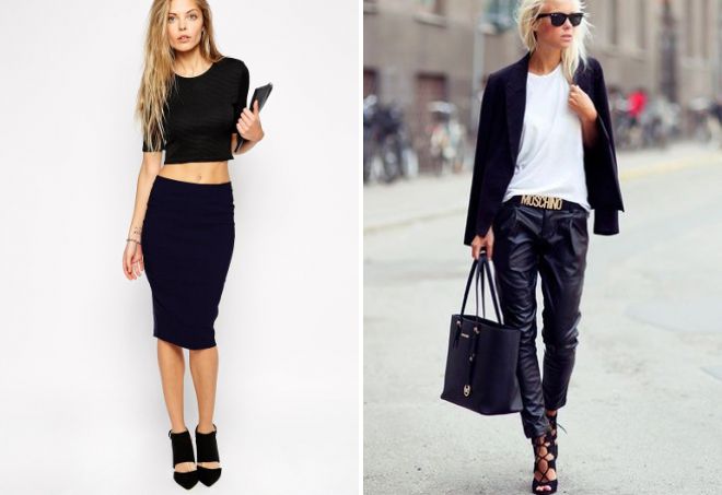 образ с черными босоножками образ с черными босоножками