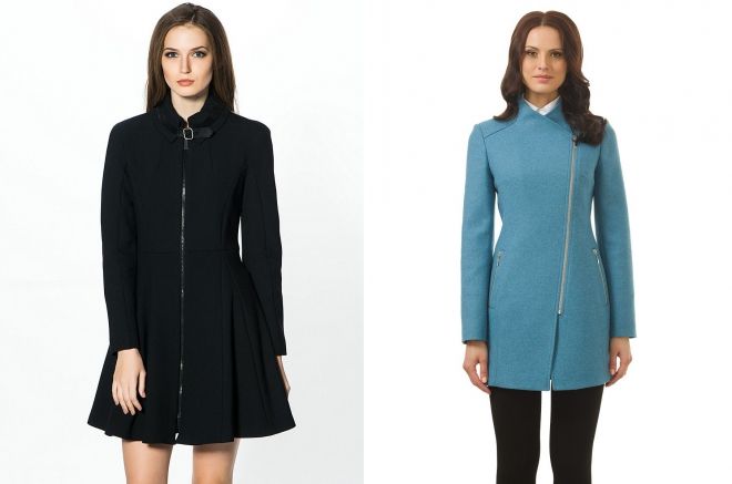 приталенное пальто на молнии приталенное пальто на молнии