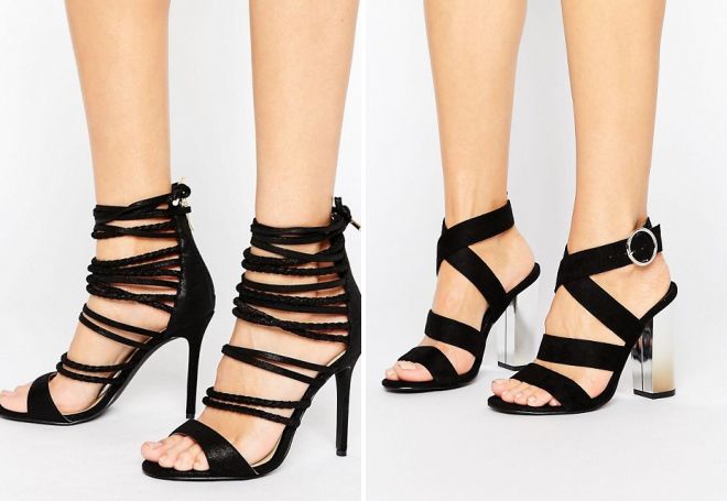 черные босоножки плетенки черные босоножки плетенки