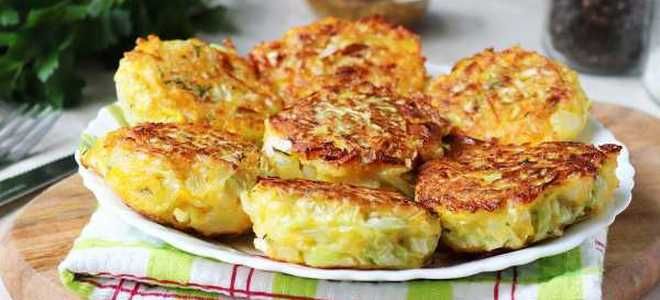 фото2 капустные котлеты из сырой капусты на сковороде