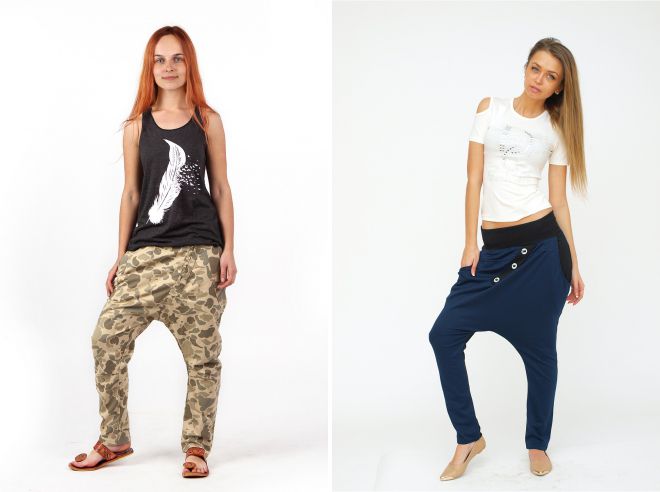 штаны с мотней 2018 штаны с мотней 2018