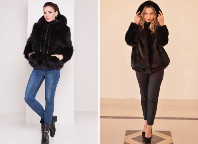 полушубок с капюшоном полушубок с капюшоном