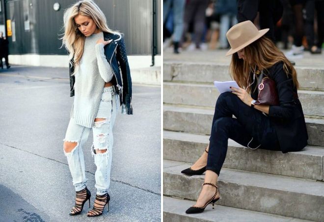 с чем носить черные босоножки с чем носить черные босоножки