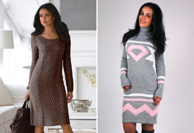 длинное платье свитер длинное платье свитер