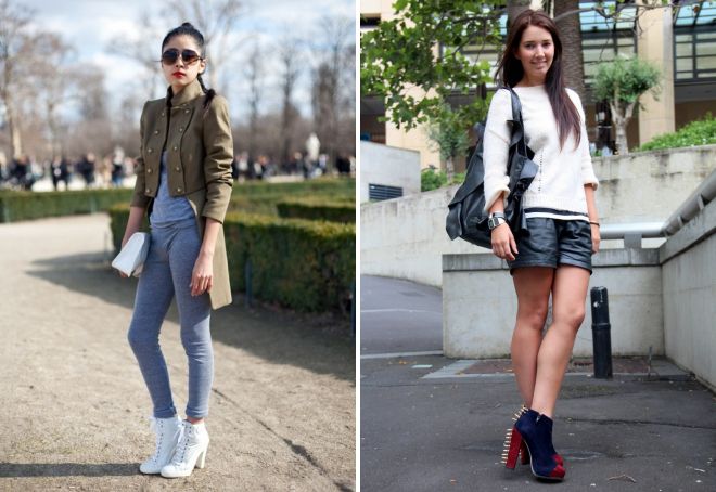 модные ботильоны на толстом каблуке модные ботильоны на толстом каблуке