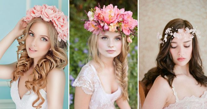 свадебные венки на голову из искусственных цветов свадебные венки на голову из искусственных цветов