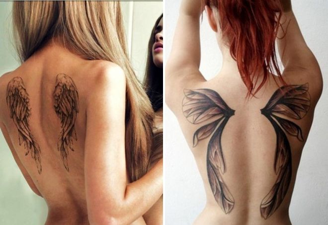 красивые тату крылья красивые тату крылья