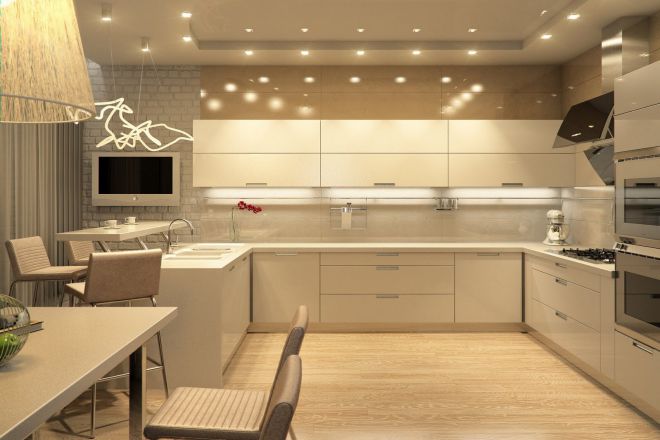 интерьер кухни в бежевых тонах интерьер кухни в бежевых тонах