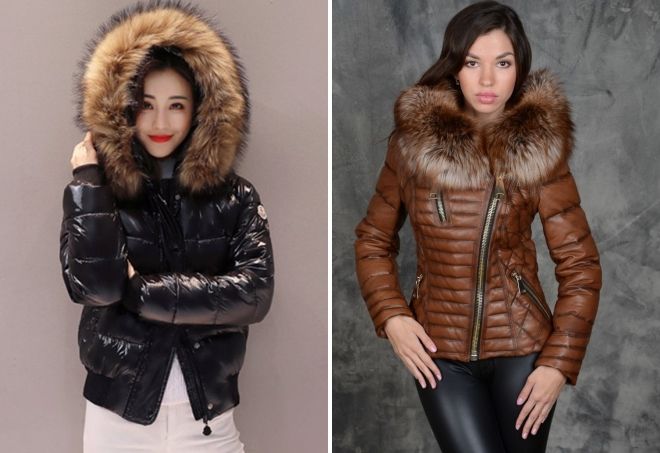 короткий женский кожаный пуховик короткий женский кожаный пуховик