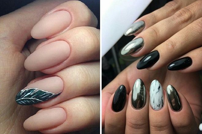 маникюр на длинные круглые ногти маникюр на длинные круглые ногти