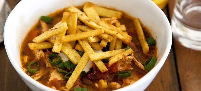 мексиканский куриный суп мексиканский куриный суп