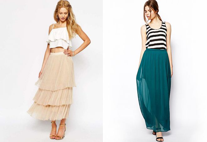 многослойная юбка из шифона многослойная юбка из шифона