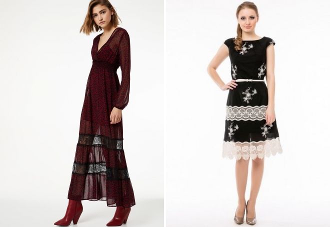 платья с кружевными вставками платья с кружевными вставками