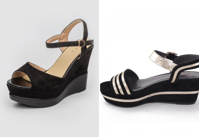 черные босоножки на платформе черные босоножки на платформе