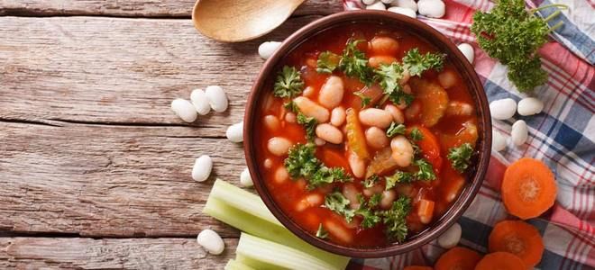 фасолевый постный суп из сухой фасоли фасолевый постный суп из сухой фасоли