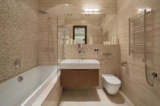 интерьер ванной в бежевых тонах интерьер ванной в бежевых тонах
