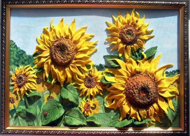 картины из соленого теста картины из соленого теста