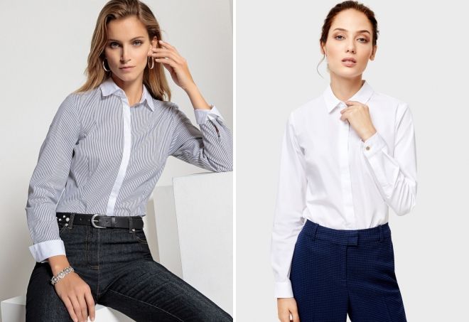 классическая рубашка с длинным рукавом классическая рубашка с длинным рукавом