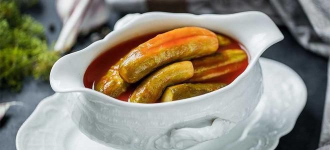 фото5 консервация огурцов с кетчупом чили на зиму