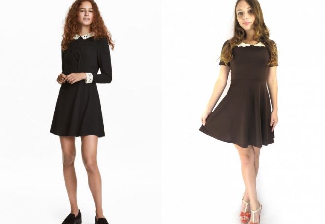 платье с кружевным воротником платье с кружевным воротником