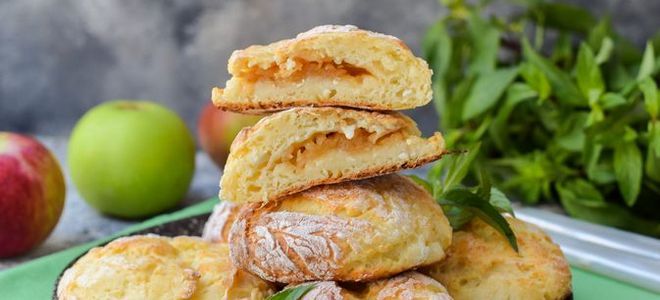 фото5 сырники с яблоками в духовке