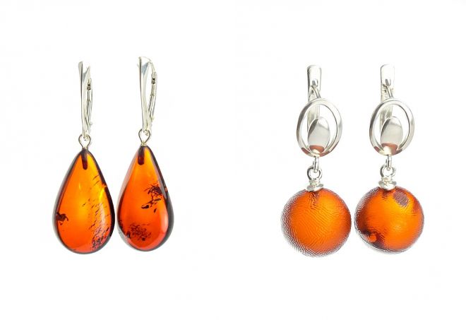янтарные серьги в серебре янтарные серьги в серебре