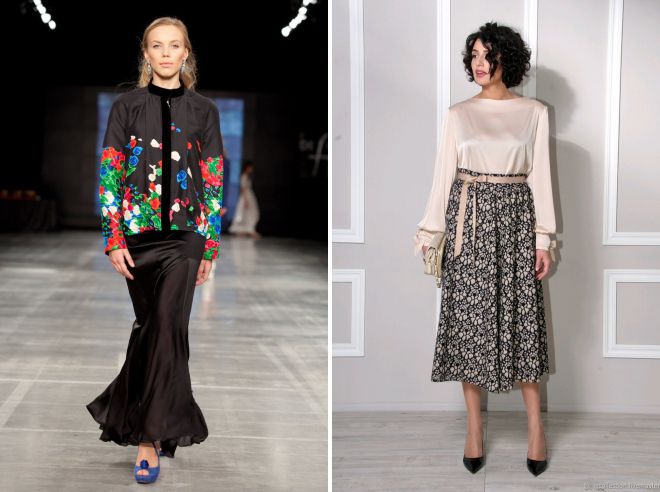 юбка из натурального шелка юбка из натурального шелка