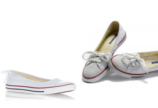белые балетки конверс белые балетки конверс
