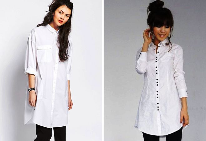 длинная белая рубашка длинная белая рубашка
