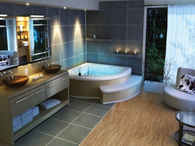 пробковый пол в ванной пробковый пол в ванной