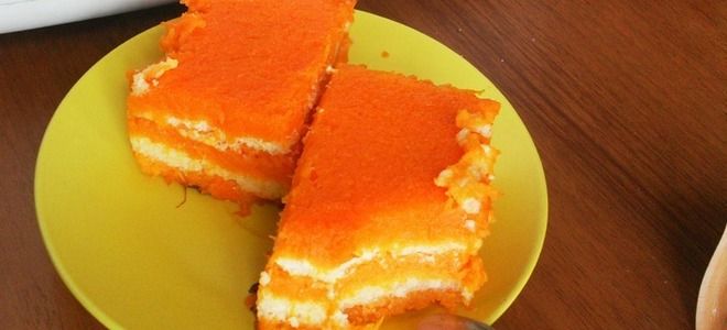 фото6 запеканка из творога и тыквы слоями