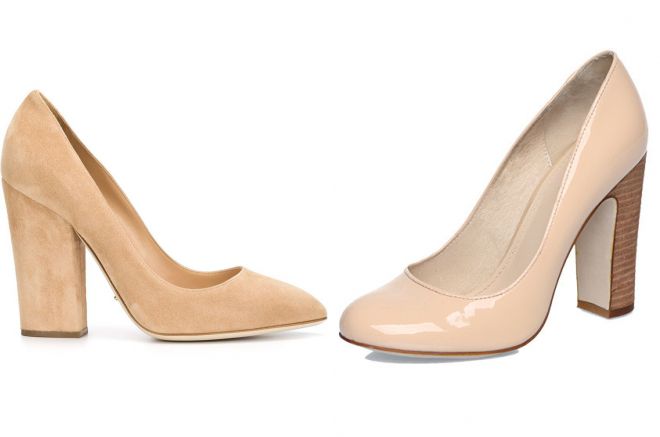 бежевые туфли лодочки на толстом каблуке бежевые туфли лодочки на толстом каблуке