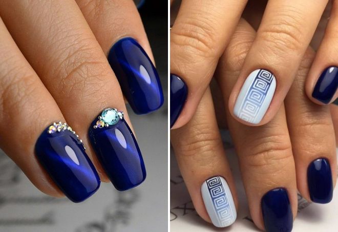 идеи маникюра темно синего цвета идеи маникюра темно синего цвета