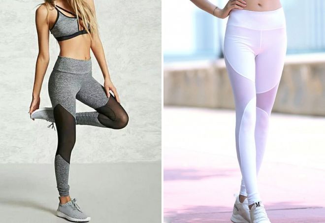 лосины с сеткой лосины с сеткой