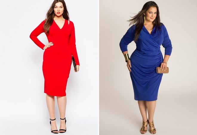 платье футляр для полных с рукавами платье футляр для полных с рукавами