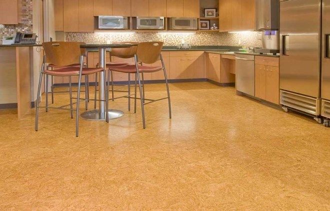 пробковый пол на кухне пробковый пол на кухне