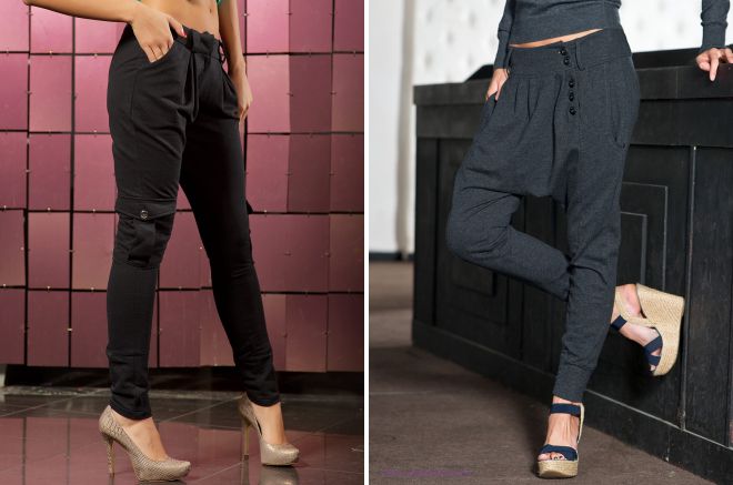 зауженные штаны с мотней зауженные штаны с мотней