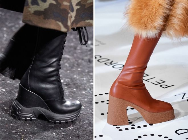 женские осенние сапоги на платформе женские осенние сапоги на платформе
