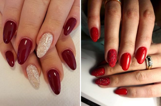 красный маникюр на круглые ногти красный маникюр на круглые ногти