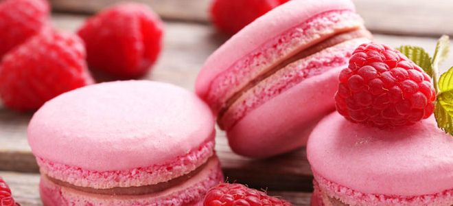 малиновые макаруны малиновые макаруны