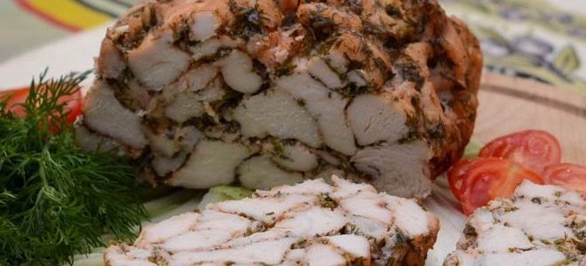 мраморный рулет из курицы мраморный рулет из курицы
