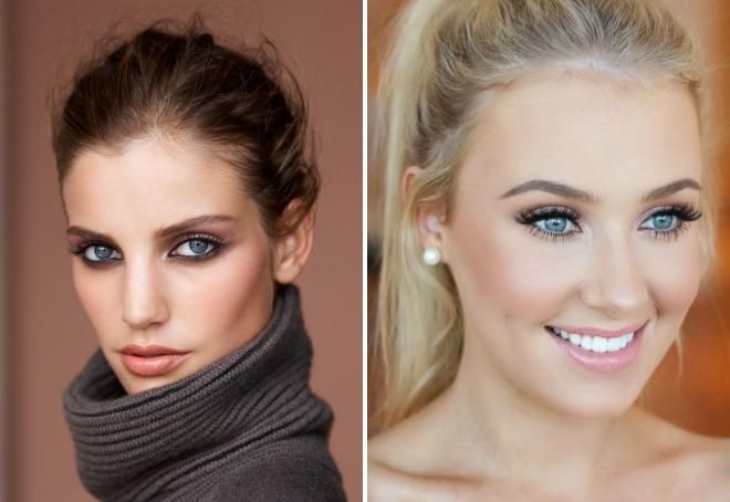 нежный макияж для голубых глаз нежный макияж для голубых глаз