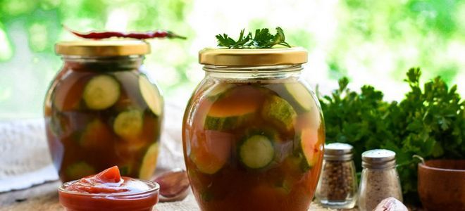 огурцы на зиму со сладким кетчупом огурцы на зиму со сладким кетчупом