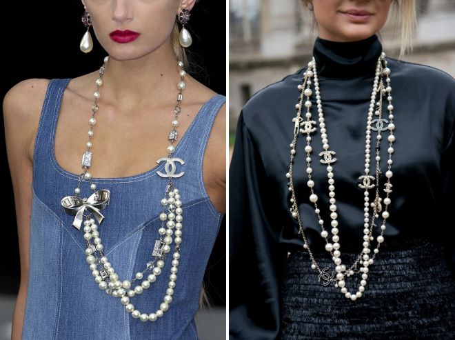 бусы шанель бусы шанель