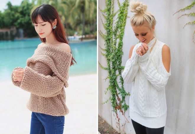 кофта с котрытыми плечами крупной вязки кофта с котрытыми плечами крупной вязки