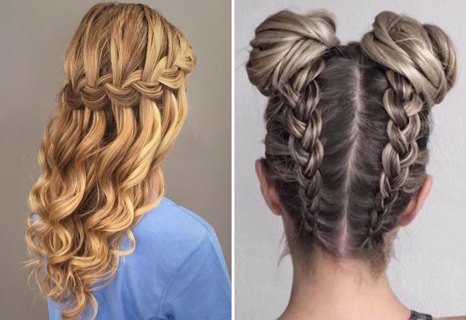 красивые прически на средние волосы с косами красивые прически на средние волосы с косами