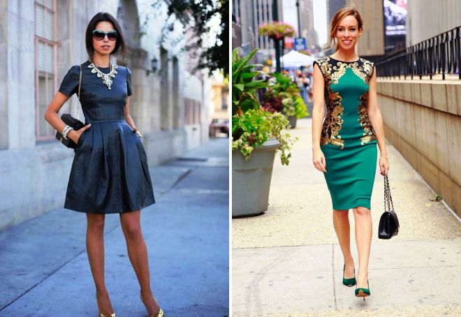 образ с коктейльным платьем образ с коктейльным платьем