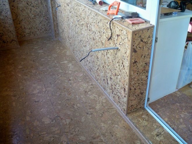 пробковый пол на балконе пробковый пол на балконе