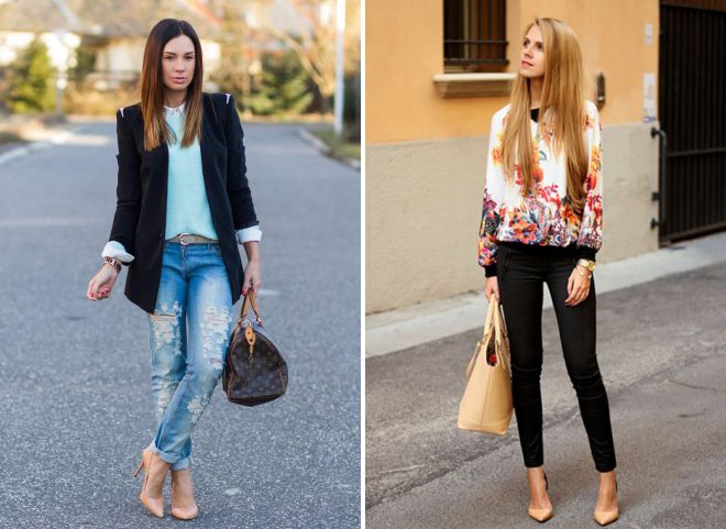 с чем носить бежевые туфли лодочки с чем носить бежевые туфли лодочки