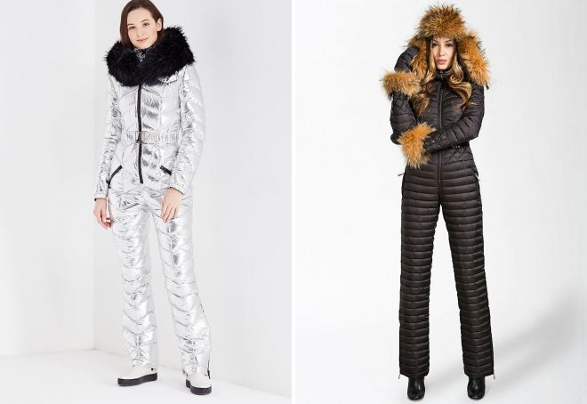 женский зимний комбинезон с мехом женский зимний комбинезон с мехом